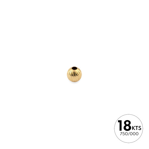 BOLA 4.0MM GALLONADA LIGERA - ORO 18K