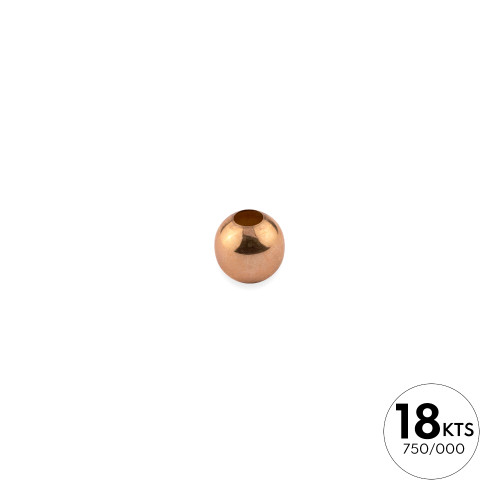 BOLA 5.50MM LISA - ORO 18K