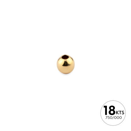 BOLA 5.50MM LISA SEMILIGERA - ORO 18K