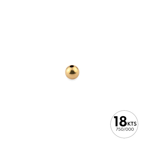 BOLA 4.0MM LISA LIGERA - ORO 18K