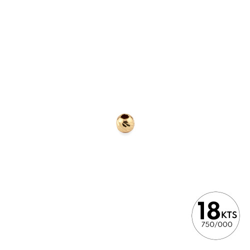 BOLA 3.0MM FACETADA - ORO 18K