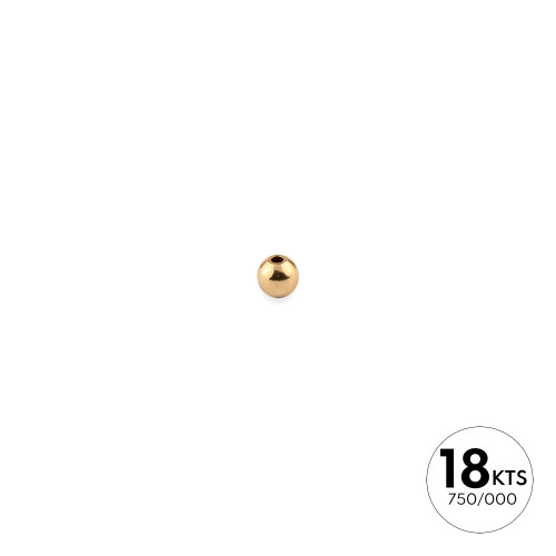 BOLA 3MM LISA - ORO 18K