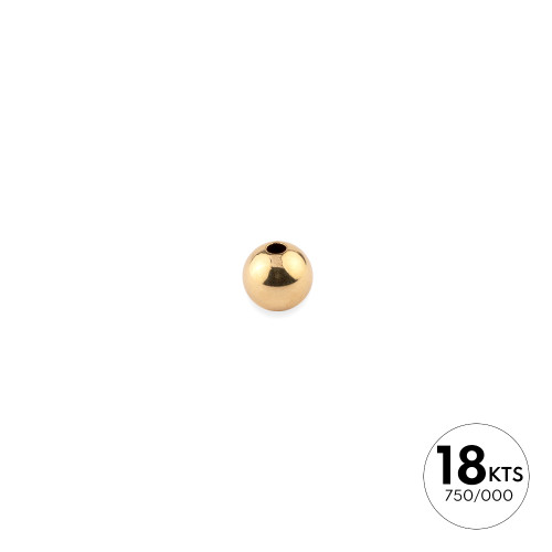 BOLA 5.0MM LISA LIGERA - ORO 18K