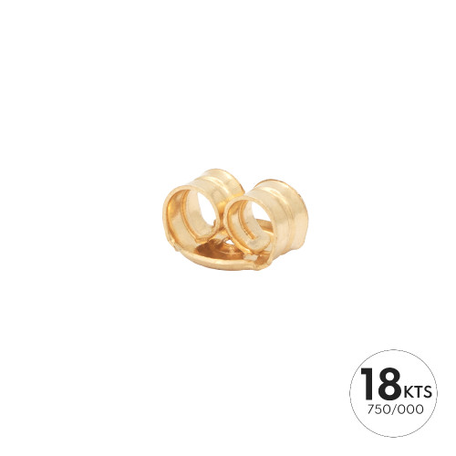 PRESIÓN MARIPOSA 2 PATAS 6.0MM - ORO 18K