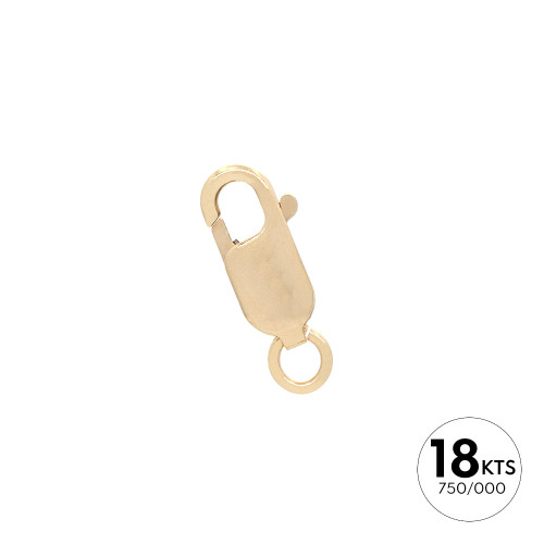 MOSQUETÓN RECTO 13MM - ORO 18K