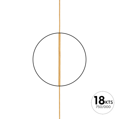 CABLE 0101 A METROS - ORO 18K