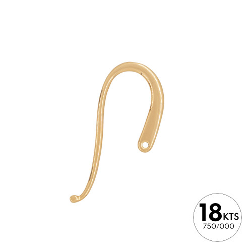 GANCHO PENDIENTE LÁGRIMA 24.0MM - ORO 18K