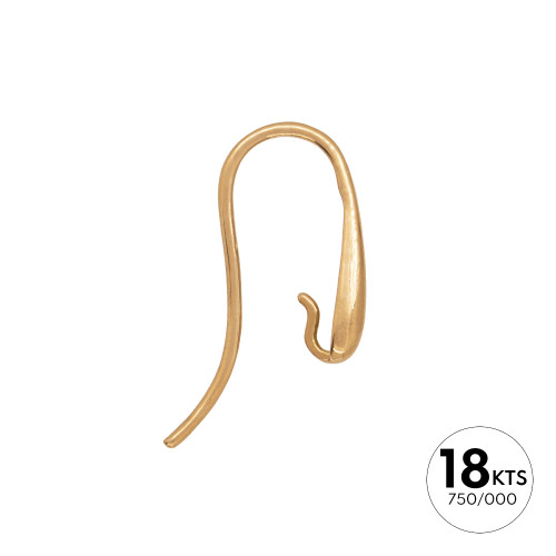 GANCHO PENDIENTE LÁGRIMA 25.0MM - ORO 18K