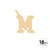 LETRA "M" - ORO 18K