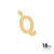 LETRA "Q" - ORO 18K