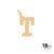LETRA "T" - ORO 18K