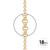 ROLO HUECA 040 - ORO 18K