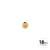 BOLA 5.0MM DIAMANTADA LIGERA - ORO 18K