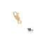 MOSQUETÓN RECTO 12.0MM - ORO 18K