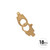 MOSQUETÓN BISAGRA 19.50MM - ORO 18K