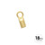 TERMINAL RECTANGULAR 6.80MM - ORO 18K