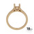 SOLITARIO 1P 0.75 DE 4 GRAPAS - ORO 18K