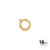 REASA MARINERA 10.0MM TUBO 2.0 - ORO 18K SIN ANILLA