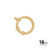 REASA MARINERA 14.0MM - ORO 18K SIN ANILLA