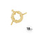 REASA MARINERA 14MM +ANILLA - ORO 18K