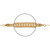 PULSERA AGANCIATA DOBLE + BOLAS