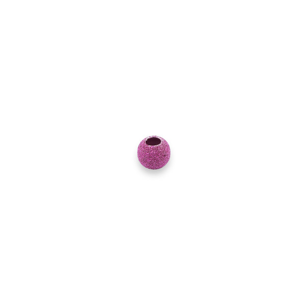 BOLA DIAMANTADA  4MM +INTERIOR 2MM FUCSIA