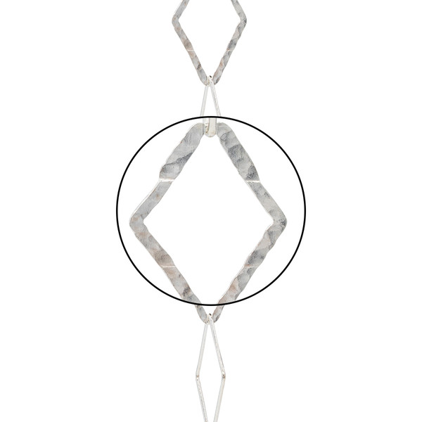 Cadena Fantasía modelo R532 de Plata A METROS - Diámetro 30 X 17.50 MM