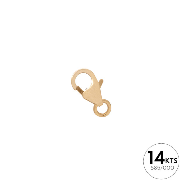 MOSQUETÓN PERA 8MM - ORO 14K