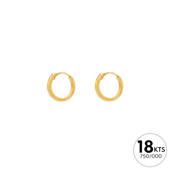 PAR CRIOLLA 12MM +TUBO CUADRADO 1.50X1.50 - ORO 18K