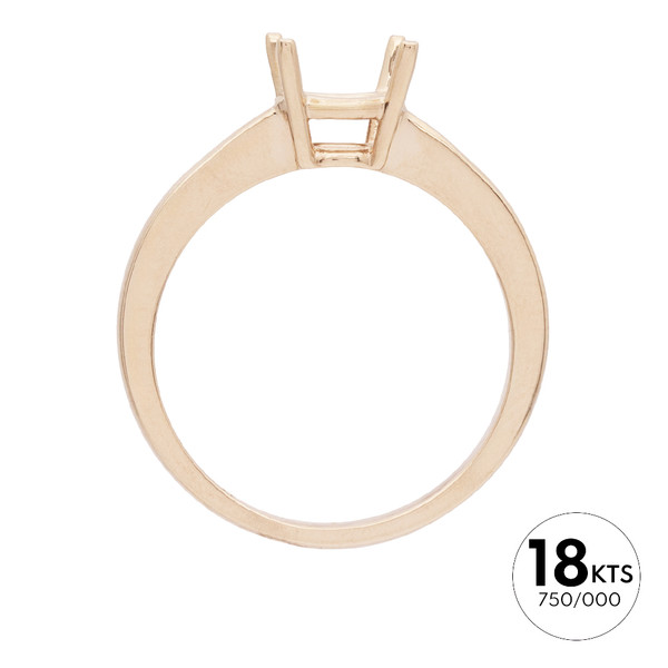 SOLITARIO 1P 1.0 DE 4 GRAPAS - ORO 18KTS