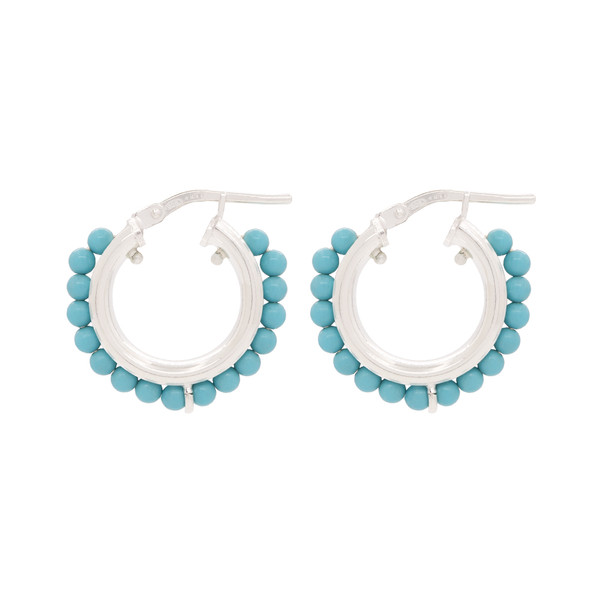 PAR CRIOLLA 19MM CON PIEDRAS AZULES