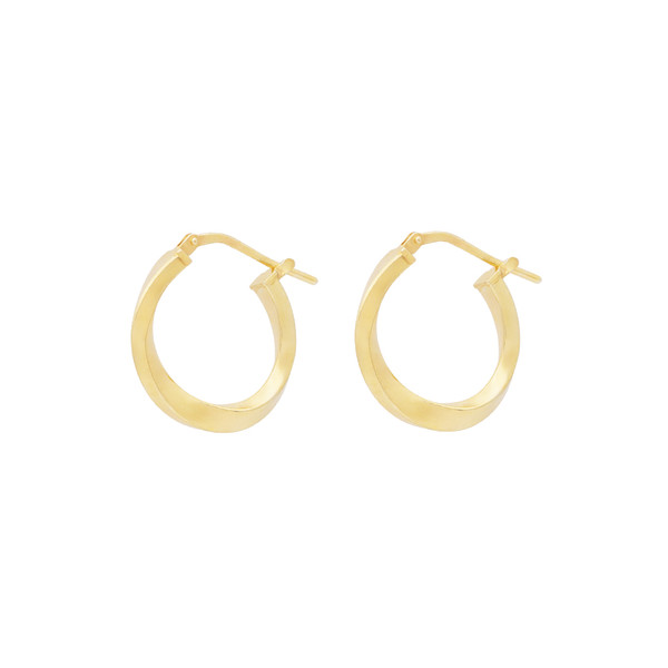 PAR CRIOLLA 21MM +TUBO TORCIDO 3.20 DORADA