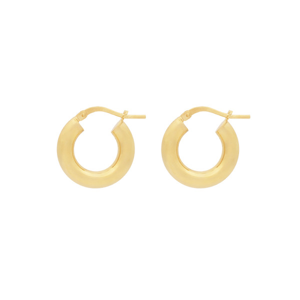 PAR CRIOLLA 18MM +TUBO REDONDO 4.0 DORADA