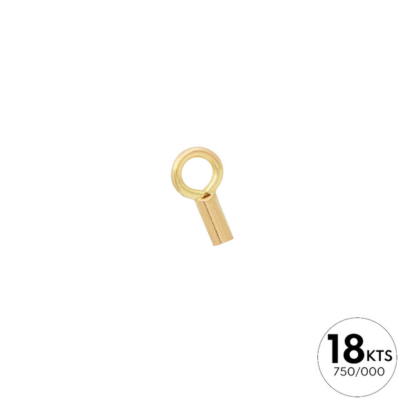 TERMINAL REDONDO 7.10MM +INTERIOR 1.10 - ORO 18K