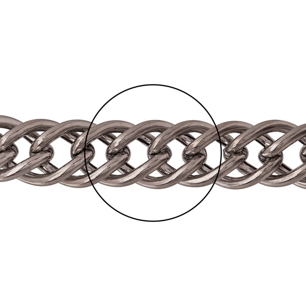 PULSERA DE ROMBOS HUECA 300 RODIADA