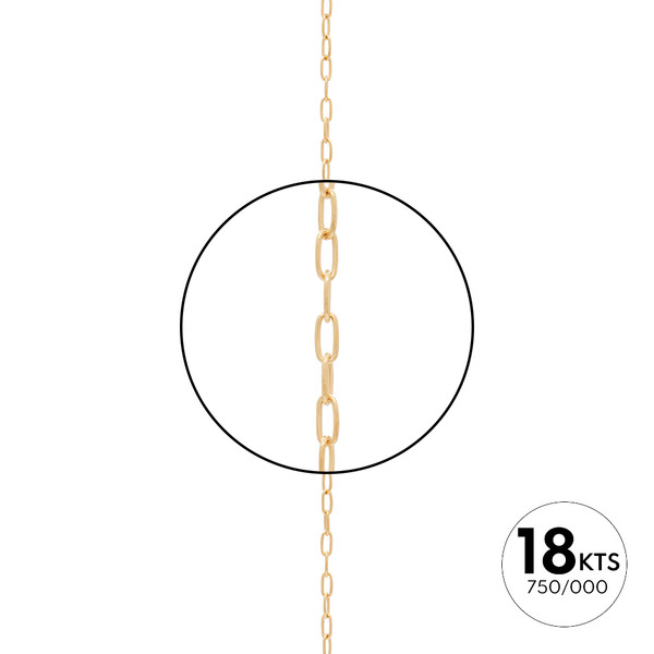 FORZADA RECTANGULAR 040-400 A METROS - ORO 18K
