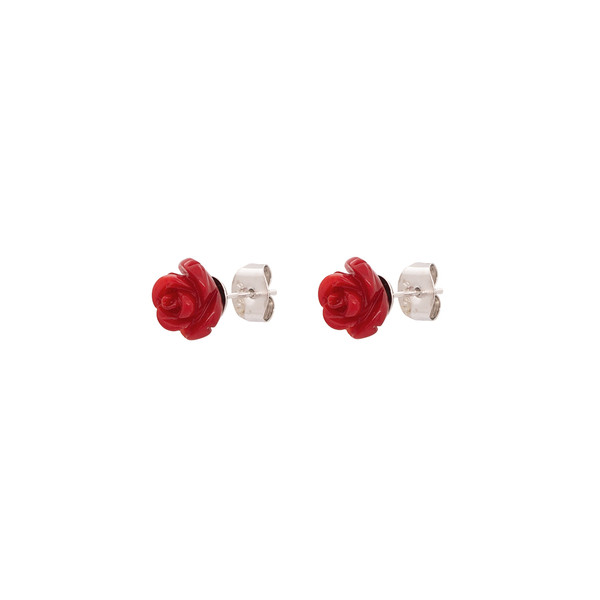 PAR PENDIENTES ROSA 10 Ø
