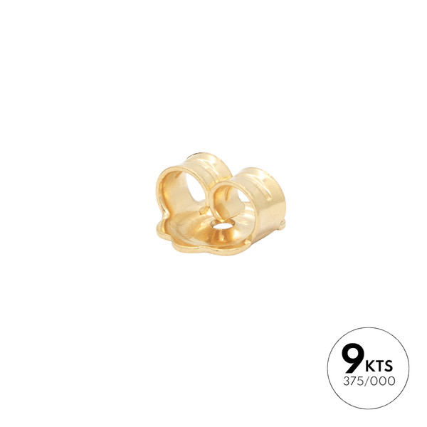PRESIÓN MARIPOSA FLOREADA 6 Ø - ORO 9K