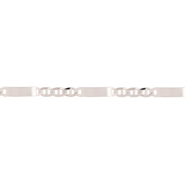 PULSERA ANCLA 6.75 +TRIPLE TARGA