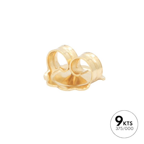 PRESIÓN MARIPOSA 2 PATAS FLOR 9.50 Ø - ORO 9K