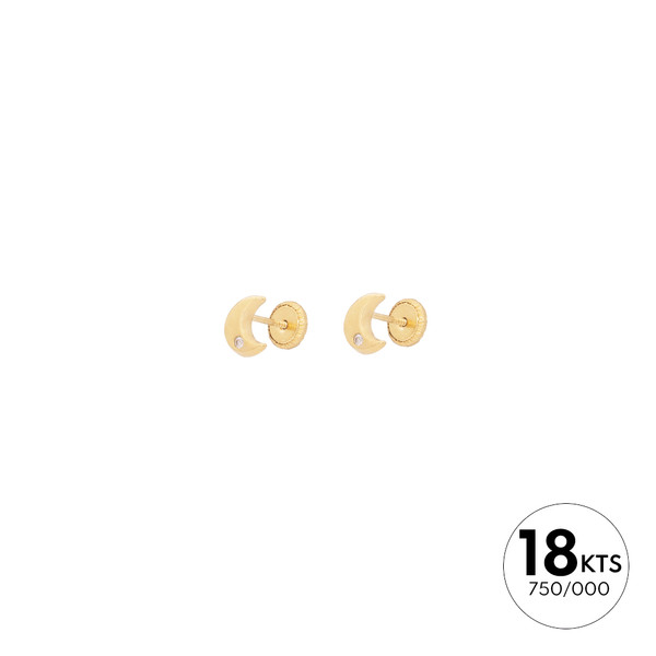 DE LUNA 6.50 Ø +CIRCONITA - ORO 18K
