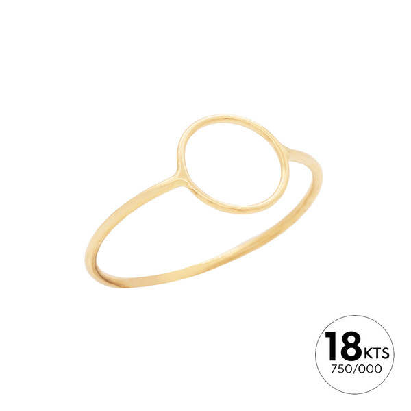 ANILLO FILIGRANA DE FORMA CIRCULAR 9 Ø - ORO 18K