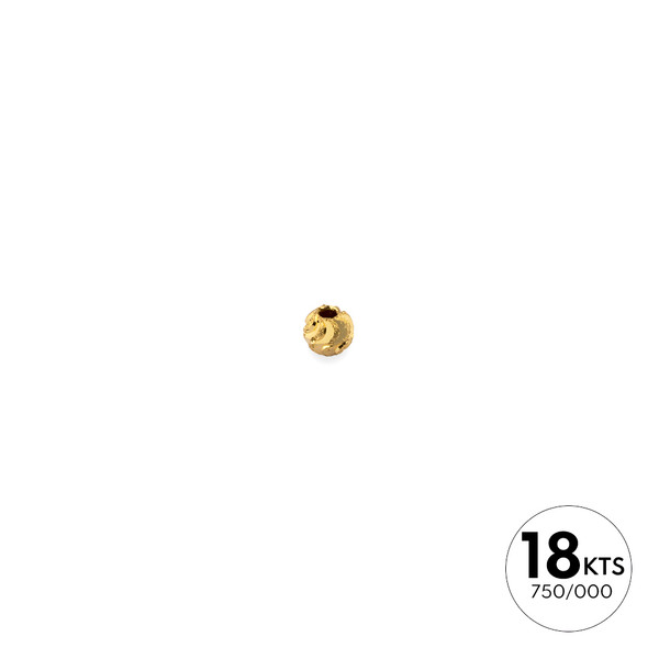 BOLA 3.0MM GALLONADA - ORO 18K