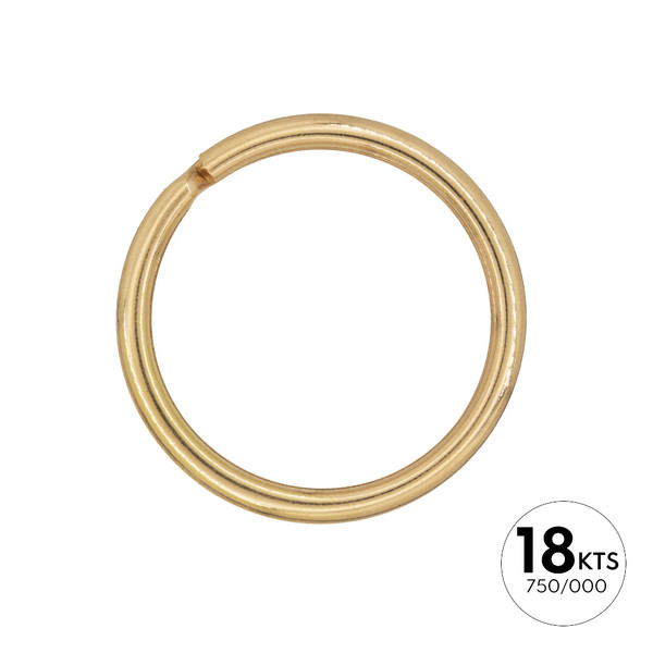 ANILLA DE LLAVERO 31MM - ORO 18K