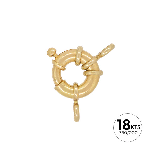 REASA MARINERA 13.0MM + ANILLA - ORO 18K