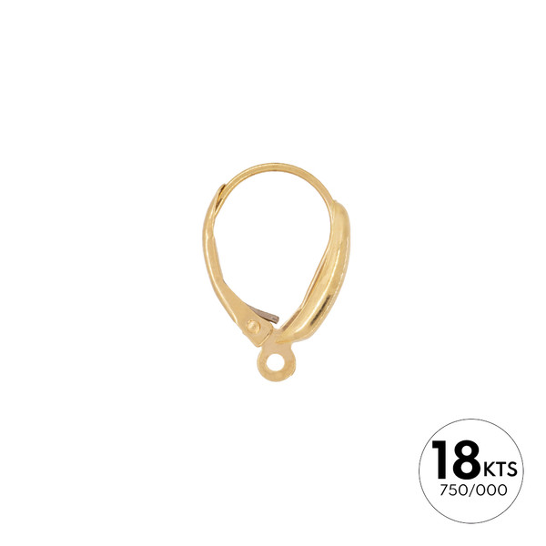 GANCHO DE PENDIENTE 16MM - ORO 18K