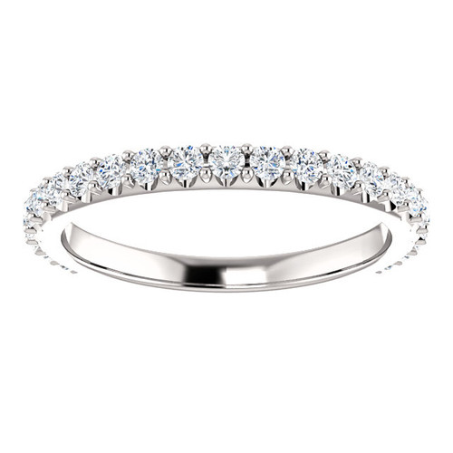 .58 Carat Cubic Zirconia Wedding Band