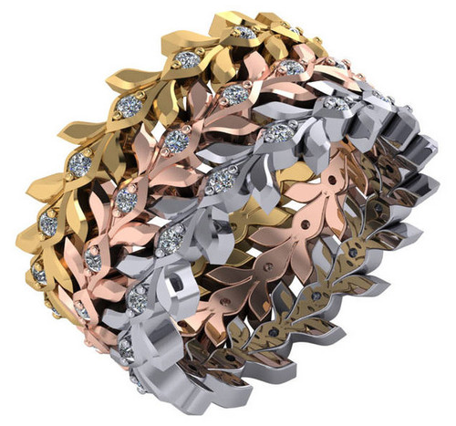 Highest Quality Cubic Zirconia Stackable Bridal Jewelry