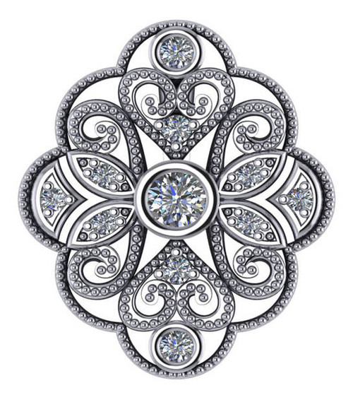 Highest Quality Cubic Zirconia Pendant