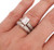 1.50 Ct Emerald Cut Wedding Set